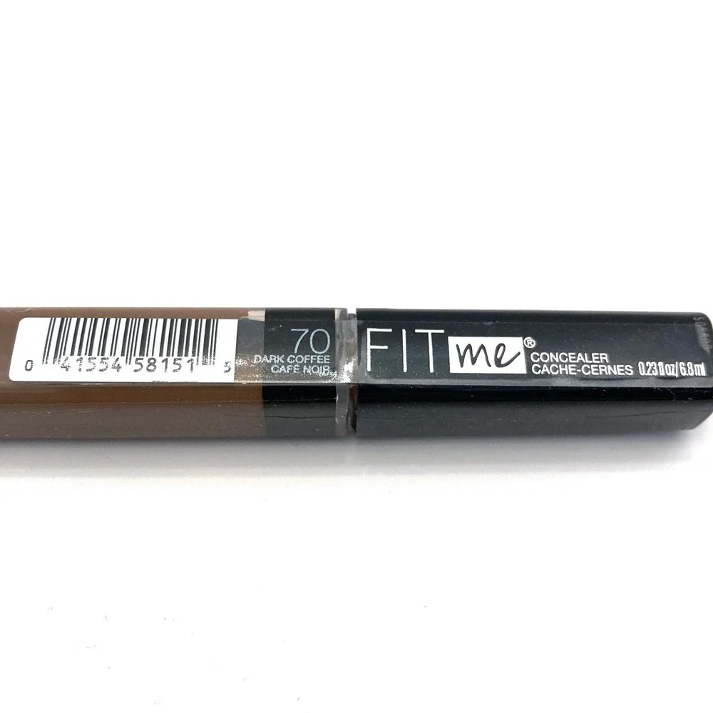 Maybelline Fit Me Concealer Oil Free Liquid -‎ 070 - Dark Coffee - NEW